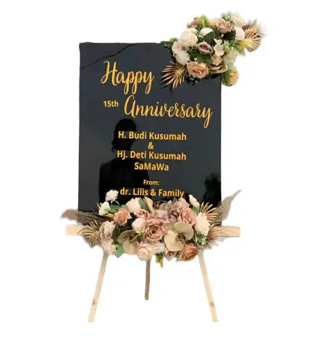 Papan Bunga Akrilik Ladang Cakiah